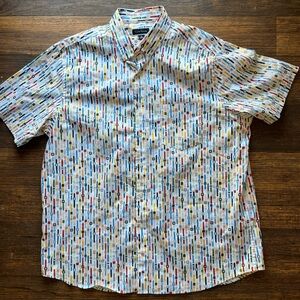 Men's Club Room Shirt Multicolor Watches XL All-Over Street Classic Unique City